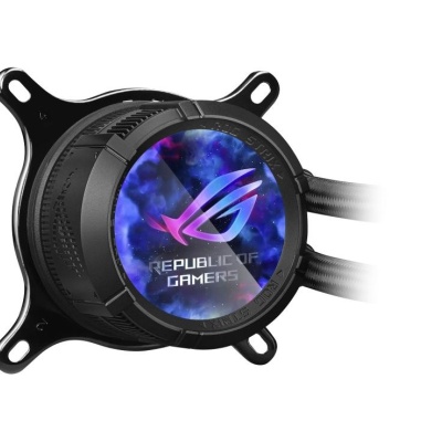 Cooler CPU ASUS ROG Strix LC III 360 ARGB LCD BLACK 3x Fan Slots 120mm, Speed: 800-2200 RPM, 36dB, Intel: LGA 1700, 1200, 115x, AMD: AM5,AM4 - Img 6
