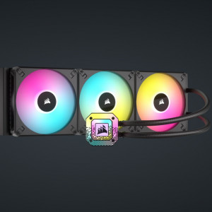 Corsair Liquid Cooler iCUE H170i ELITE CAPELLIX XT Cold Plate Material Copper Radiator Material Aluminum PWM Yes CORSAIR iCUE Compatibility Yes Tubing Length 450mm Coldplate Dimensions 56 x 56mm Tubing Material Black Sleeved Low-Permeation Rubber Fan