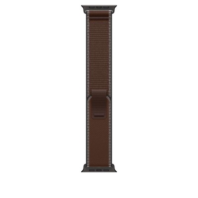 Curea pentru Apple Watch 49mm Dark Umber Trail Loop - M/L - Black Titanium Finish