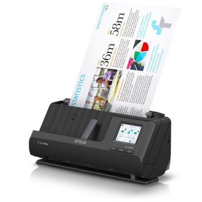 EPSON ES-C380W A4 Compact Network Sheetfed Scanner, PC-FREE scan, Rezolutie optica: 600 x 600 DPI, Sursa lumina: ReadyScan LED technology, Viteza scanare:30ppm, Capacitate ADF: 20 coli, Volum scanare: 3500 pagini/zi, Duplex, Formate: BMP, JPEG, TIFF, - Img 11