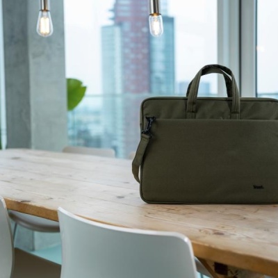 Geanta laptopuri Trust Bologna Eco 16", verde - Img 10