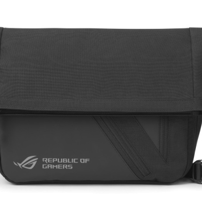 Geantă ROG Archer Messenger 14 (90XB07C0-BME000), compatibil laptop 14″, design 10-în-1 cu compartiment principal căptușit pentru laptop, buzunare interne pentru accesorii, zonă frontală cu acces rapid, organizator intern, material rezistent la uzură,