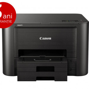 Imprimanta inkjet color Canon Maxify IB4150, dimensiune A4, duplex ,viteza de imprimare 24ipm monocrom, 15,5ipm color, rezolutie printare:600x1200 dpi, alimentare hartie 250 coli, interfata USBHi-Speed,Ethernet, Wi-Fi IEEE802.11 b/g/n, Google Cloud