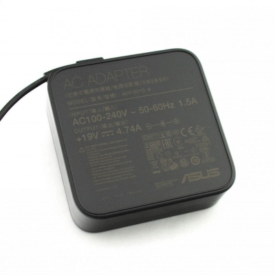 Incarcator original pentru laptop Asus A32 A53 A54 K41 K50 K51 K52 K53 K53SV K53SD K54 K55VD K56 M50 M52 M60 R500 R501 U30 U31 U43 U52 U53 U80 X50 X53 X54 X55 X550DP X750 X751LX X755 Z52 Z91 Z99, model Asus ADP-90YD B EXA1202YH, 19V 4.74A, 90W - Img 2