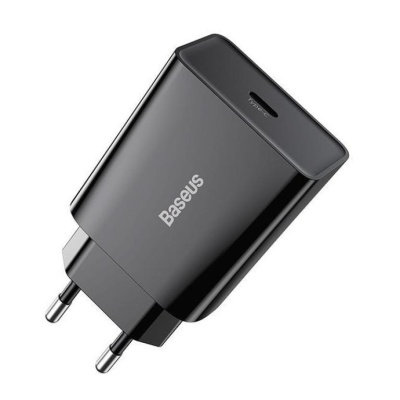 INCARCATOR retea Baseus Speed Mini, Quick Charge 20W, 1 x USB Type-C 5V/3A max, negru - Img 8