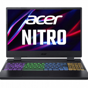 Laptop Gaming Acer Nitro 5 AN515-46, 15.6" Full HD, IPS, 165 Hz, AMD Ryzen 7 6800H (8C / 16T, 3.2 / 4.7GHz, 4MB L2 / 16MB L3), 16GB, 1 TB, RTX 3070, No OS/ Boot-up Linux, Obsidian Black, 2-year
