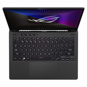 Laptop Gaming ASUS ROG Zephyrus G14, GA402RJ-L4007W, 14-inch, WUXGA (1920 x 1200) 16:10, anti-glare display, IPS-level AMD Ryzen 7 6800HS Mobile Processor (8-core/16-thread, 20MB cache, up to 4.7 GHz max boost), AMD Radeon RX 6700S, 8GB DDR5 on board +