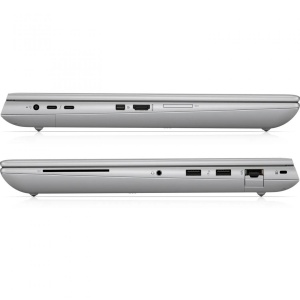 Laptop HP Zbook 16 Fury G11 cu procesor Intel Core i9-14900HX 24 Core (2.2 GHz, up to 5.8GHz, 36MB), 16 inch WUXGA, NVIDIA RTX 3500 Ada 12GB GDDR6, 32GB DDR5, SSD, 1TB PCIe-4x4 2280 NVMe TLC, Windows 11 Pro 64bit High End, Dark Ash, 1yw - Img 4