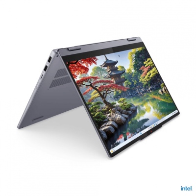 Laptop Lenovo IdeaPad 5 2-in-1 14IAL10, 14" WUXGA (1920x1200) IPS 300nits Glossy, 45% NTSC, 60Hz, TÜV Low Blue Light, Glass, Touch, Intel® Core Ultra 5 225U, 12C (2P + 8E + 2LPE) / 14T, Max Turbo up to 4.8GHz, 12MB, video Integrated Intel® Graphics, RAM