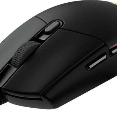 Logitech mouse cu fir G102 RGB, 6 butoane, 8000 dpi, senzor optic, USB, negru - Img 6