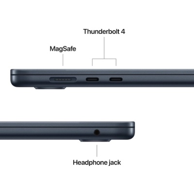 MacBook Air 15.3" Retina/Apple M4 (CPU 10-core, GPU 10-core, Neural Engine16-core)/16GB/512GB - Midnight - US English (Cto from MW1M3RO/A) - Img 3