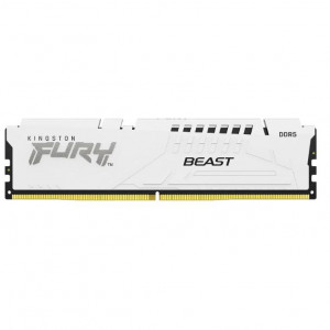 Memorie RAM Kingston, DIMM, DDR5, 32GB, 5600MHz, CL40, 1.35V, FURY Beast White, RGB