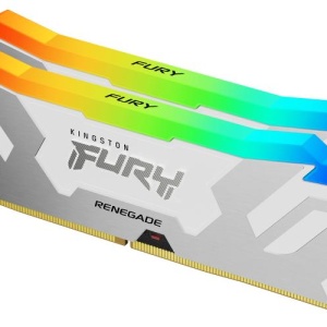 Memorie RAM Kingston, DIMM, DDR5, 32GB, 7200MHz, CL38, 1.35V, FURY Renegade White, RGB, Kit of 2 - Img 4