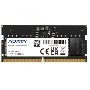 Memorie RAM notebook Adata, SO-DIMM, DDR5, 32GB, CL40, 4800MHz