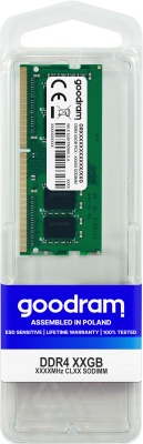 Memorie RAM Notebook Goodram GR2666S464L19/16G, 16GB, DDR4, 2666MHz, CL19