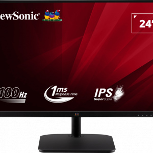 Monitor 23.8" ViewSonic VA2432-H 16:9 Wide 3-side Borderless, 1920x1080, VGAx1, HDMIx1, Non-Speaker, VA32 ID, Black