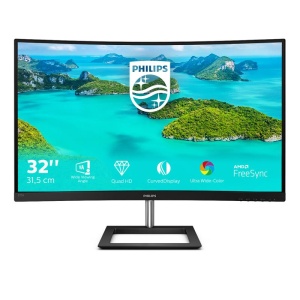 Monitor 31.5" PHILIPS 325E1C, Curved 1800R, WQHD 2560*1440, 75 Hz, VA ,WLED, 250 cd/mp, 16:9, 3000:1, Mega Infinity DCR, 4 ms, Anti-Glare, 3H,Haze 25%, 178/178, FreeSync, Low blue mode, flicker free, VGA, DP, HDMI,audio out, Kensington lock, VESA - Img 10