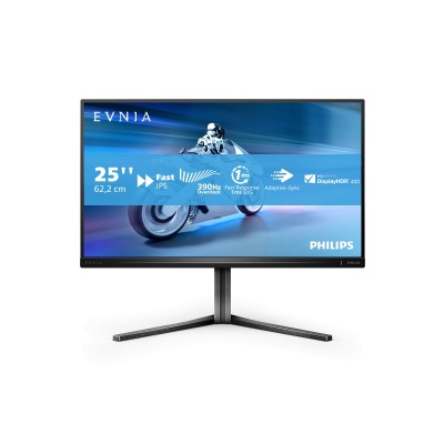 Monitor Philips 24.5" 25M2N5200U/00, Diagonal (inch): 24.5, Diagonal (cm): 62, Aspect ratio: 16:9, Panel: Fast IPS, Resolution: 1920x1080, Refresh Rate: 240Hz/390Hz, Response time GtG: 1ms, Response time MPRT: 0.3ms, Brightness (max): 400 cd/m², Contrast