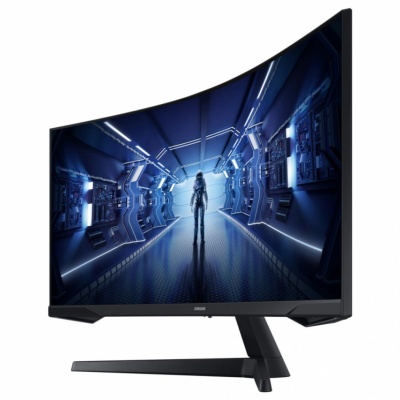 Monitor Samsung 34" LC34G55TWWPXEN, Curvature: 1000R, Diagonal (inch): 34, Diagonal (cm): 86, Aspect ratio: 21:9, Panel: VA, Resolution: 3440x1440, Refresh Rate: 165Hz, Response time MPRT: 1ms, Brightness (max): 250 cd/㎡, Contrast (static) : 2500:1, - Img 6