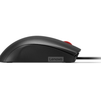 Mouse cu fir Lenovo 120; 1600DPI; conectivitate: USB-A; senzor optic; numar de butoane: 3; greutate: 90g; lungimea cablului: 1.5m; compatibil cu Windows 10 Home Single Language 64, Windows 11; culoare: negru - Img 6