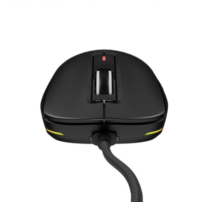 Mouse gaming cu fir Genesis Krypton 660, interfata USB, 12000 DPI, 6 butoane, iluminare RGB, negru - Img 4