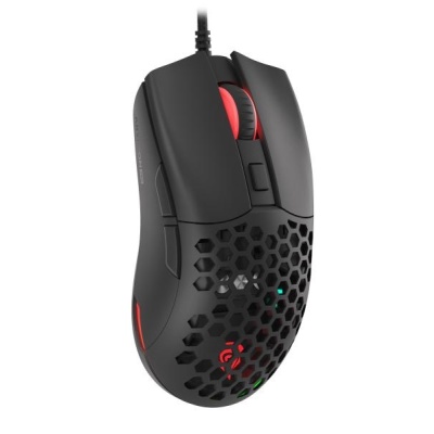 Mouse gaming cu fir Genesis Krypton 750, senzor optic Pixart PAW3333, interfata USB, rezolutie maxima 8000 DPI, numar butoane programabile 6, iluminare RGB, switch mecanic Huano, alb - Img 5
