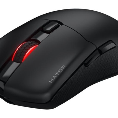 Mouse gaming wireless Hator Pulsar 3, polling rate pana la 1000Hz, senzor Optical PixArt PMW 3311, rezolutie maxima 12000 DPI, switch HATOR® Optical 100M, iluminare RGB 16.8M culori, side switch Kailh 3M, durata de viata baterie in wireless mode pana la - Img 3