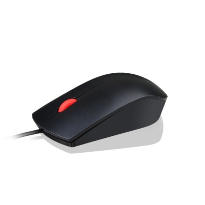 Mouse Lenovo Optical Wheel Mouse, 1600 DPI, Wired, Black - Img 4