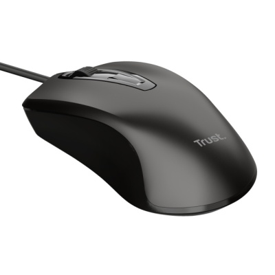 Mouse Trust cu fir, optic, rezolutie maxima 1200 DPI, negru - Img 4