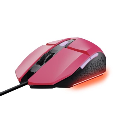 Mouse Trust GXT110W Felox cu fir, 6400 DPI, roz - Img 6