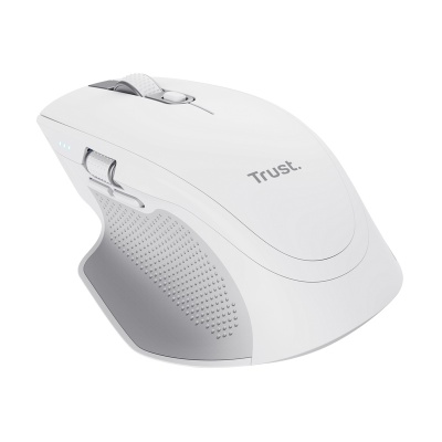 Mouse Trust Ozaa+, wireless RF 2.4GHz, bluetooth, conectivitate USB 1.1, 2.0, 3.0, rezolutie maxima 3200 DPI, alb - Img 3