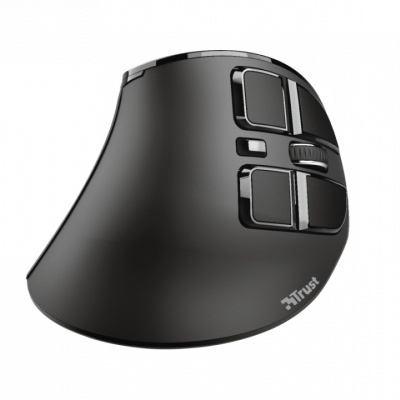 Mouse Trust Voxx, Rechargeable Ergonomic Wireless, negru - Img 3