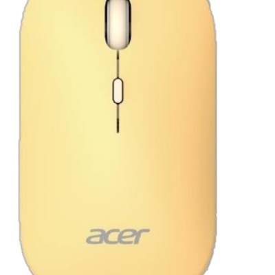 Mouse Wireless Acer AMR130, 1600 dpi, Galben