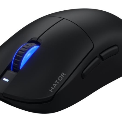 Mouse wireless Hator Quasar 3, conectivitate 2.4GHz, bluetooth si USB, polling rate pana la 1000Hz, rezolutie maxima 12000 DPI, capacitate baterie 600 mAh, durata de viata baterie in modul wireless pana la 100 ore, timp incarcare 2 ore, switch HATOR® - Img 7
