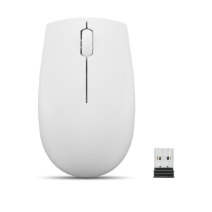 Mouse wireless Lenovo 300, Cloud Grey, Rezolutie (dpi): 1000 dpi, Butoane/rotite: 3, Interfata mouse: Wireless, Tehnologie: Wireless, Interfata receiver: dongle USB 2.4GHz, Dimensiune (mm): 97.91 x 57.99 x 32.53 mm, Greutate: 52g