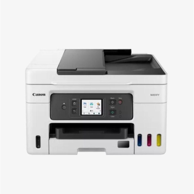 Multifunctional inkjet color Canon Maxify GX4040, ( Print, Copy,Scan,Fax, Cloud), dimensiune A4 , duplex printare si scanare, ADF 35 coli, viteza 18 Ipm alb-negru, 13 Ipm color, rezolutie 600X1200 dpi, alimentare hartie 250 +100 coli, Scanner CIS, - Img 2