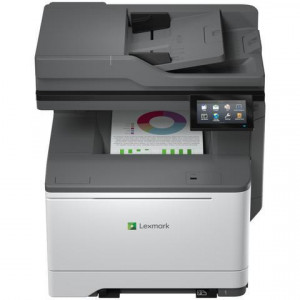 Multifunctional laser color Lexmark CX532adwe, A4, Imprimare/Scanare/Copiere/fax analog, Grup de lucru mediu, Ecran tactil color Lexmark e-Task de 4,3 inchi (10,9 cm), 200-Sheet Output Bin, Unitate duplex integrată, Single sheet multipurpose feeder,