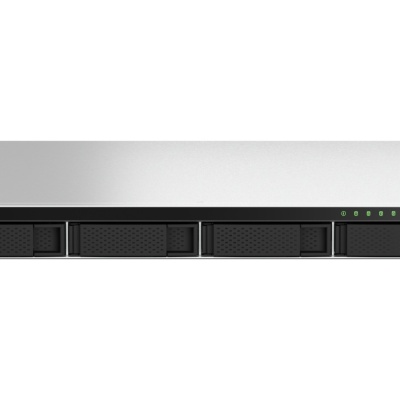 NAS QNAP 464U 4-Bay, CPU Intel Celeron N5105/N5095 4-core/4-thread Processor, RAM 8GB RAM onboard (not expandable), 2.5"/3.5" SATA 6Gbps HDD (neincluse), LAN: 2 x 2.5GbE (2.5G/1G/100M/10M), USB3.2 Gen1: 2, 1U, single PSU (not upgradeable to RP), garantie - Img 2