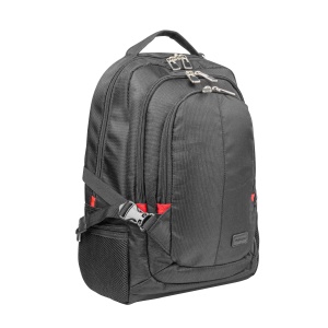 NATEC NTO-1703. Backpack type: Casual backpack, Product main colour: Black, Style: City. Width: 190 mm, Depth: 345 mm, Height: 465 mm. Material: Polyester