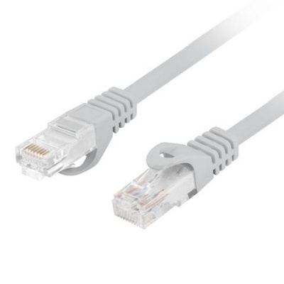 Patch cord Cat.6 UTP LSZH Cu 5 m gri, Fluke Passed