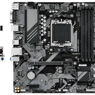 Placa de bază Gigabyte A620M DS3H AM5 - Img 2