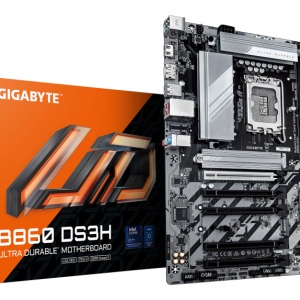 Placa de Baza GIGABYTE B860 DS3H LGA1851, 4x DDR5, 1x HDMI 1x DP, 1x PCIE 5.0 x16 4x PCIE 4.0 x16, 2x M.2, 4x SATA 6GB/s, ATX