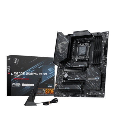 Placa de baza MSI X870E GAMING PLUS WIFI, Socket AM5, DDR5, ATX