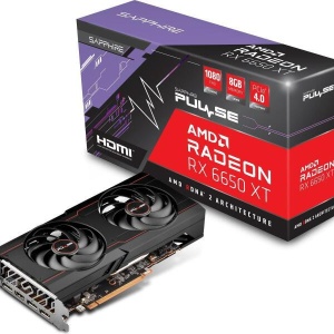 Placa Video AMD RADEON SAPPHIRE PULSE RX 6650 GAMING XT OC 8GB GDDR6 128 bit