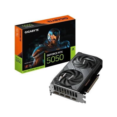 Placa Video GIGABYTE GEFORCE RTX 5050 WINDFORCE OC 8GB GDDR6 128 bit, PCIE 5.0, 2x DP 2x HDMI - Img 2