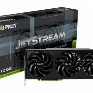 Placa Video Palit GeForce RTX 4070 Ti JetStream 12GB, GDDR6X, 192bit, 2610 MHz Boost Clock, 1xHDMI 2.1, 3X Displayport 1.4a, PCI-E 4.0