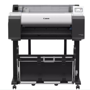Plotter Canon imagePROGRAF TM-255 + HDD 500GB, 24"(610mm), format A1, 5 culori, rezolutie max 2400x1200dpi, memorie 2GB, limbaje de imprimare: HP-GL/2, HP RTL, PDF (Ver. 1.7), JPEG (Ver. JFIF 1.02), CALS G4 (submission via FTP only), display LCD 4.3",