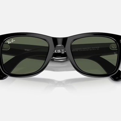 Ray-Ban Meta Wayfarer AI Glasses Shiny Black/G-15 Green - Img 5