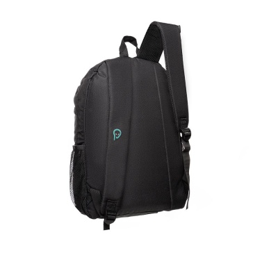 RUCSAC LAPTOP SPACER SPB18906 15.6", 1x compartiment, buzunar frontal, 2x buzunar lateral, waterproof, nylon, negru - Img 2