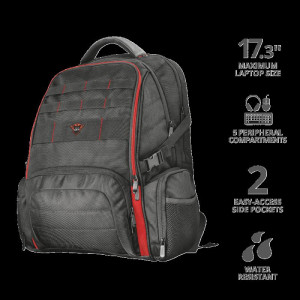 Rucsac Trust GXT1250 Hunter Backpack Black 17.3"